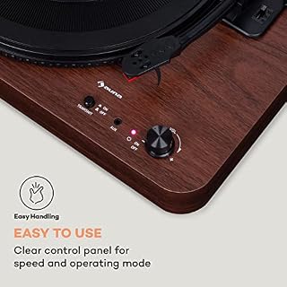 Auna Platine Vinyle Bluetooth, Tourne Disque Vinyle USB avec Haut parleur, Tourne-disques Audio Vinyle 33 tours, Chaine… - Les Beatles, Paul McCartney, John Lennon, RIngo Starr, George Harrison Auna Platine Vinyle Bluetooth, Tourne Disque Vinyle USB avec Haut parleur, Tourne-disques Audio Vinyle 33 tours, Chaine… – Image 6