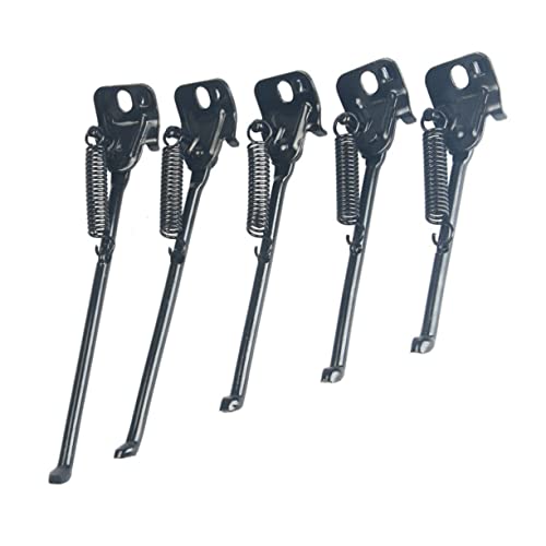 Milisten Hinterradständer für Fahrrad Seitenständer aus Kohlenstoffstahl Klappständer mit Rutschfesten Füßen und Federung Passend Kinderfahrräder Robust