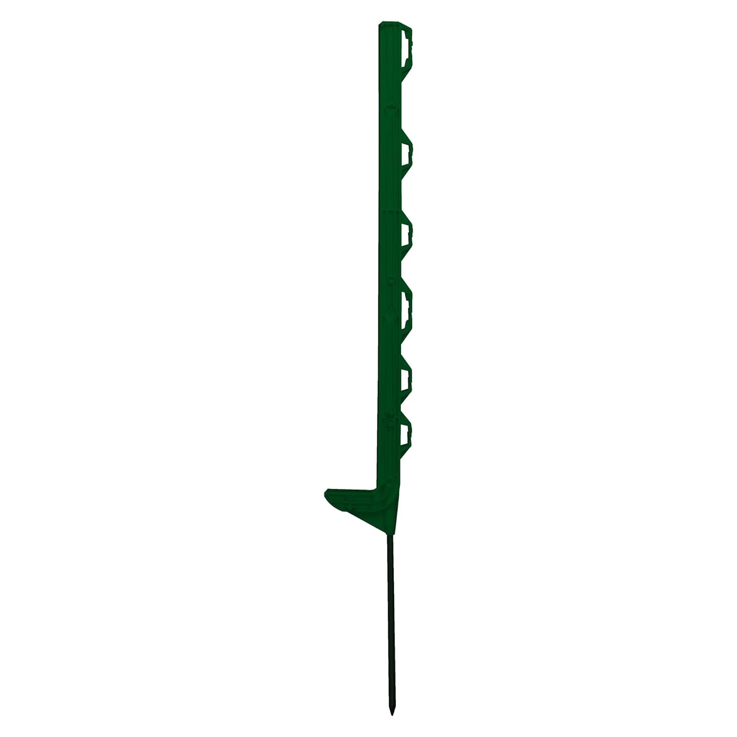 Hotline Electric Fencing Fence Posts Plastic Paddock Stakes Green, Pack of 10 | 78cm 2.55ft