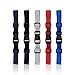 WishLotus 5 PCS Backpack Chest Strap, Multi-Color Adjustable Backpack Sternum Strap Chest Belt with Buckle Backpack Straps Replacement Great for Hiking and Jogging (5)