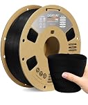 OVERTURE TPU High Speed Filament 1.75mm Flexible 95A TPU Roll, 3D Printer Filament,Dimensional Accuracy +/- 0.02 mm, Fit Most FDM Printer(HS TPU Black)