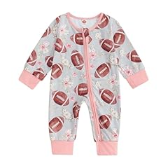 Pink Football Print