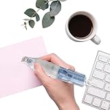Conception Tolérante aux Erreurs: Équipé d'un adhésif effaçable à la gomme, ce stylo à colle idéal pour le scrapbooking et la création de cartes évite que des traces ne subsistent, boostant ainsi la productivité via des économies de matériaux et une facilité de rectification lors de réalisations artistiques, pour un travail adaptable et sans crainte d'erreurs.