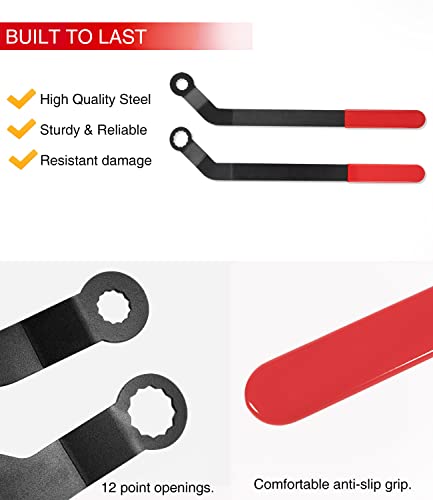 sixcow 2-Pack Mini Cooper Tensioner Wrench Set