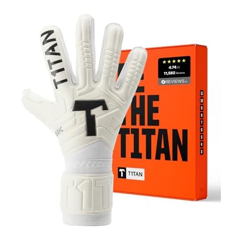 T1TAN Classic 1.0 White-Out Goalkeeper Gloves Cover