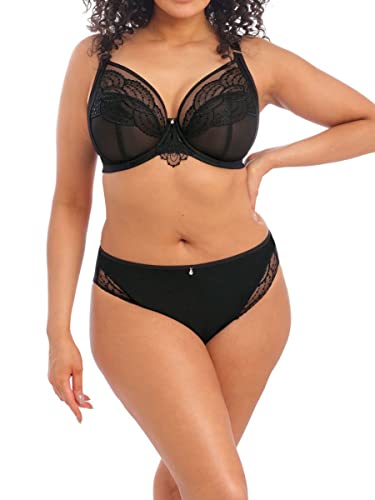 Elomi Women's Plus Size Priya Underwire Plunge Bra, Black, 40Gg #TOP1