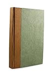 Kathmandu Valley Co. Nepali Namaste Writing & Prayer Journal with Handmade Vintage Lokta Paper & Vegetable-Dyed Hardcover, Made in the Himalayas of Nepal, 6x9 inches, Sage