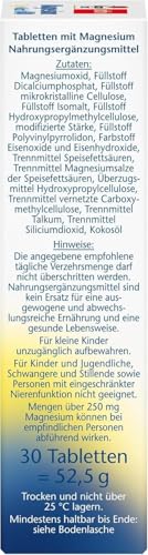 Doppelherz Magnesium 600 Tag und Nacht 2-Phasen-DEPOT - Magnesium trägt zur normalen Muskelfunktion bei - Hochdosiert - 30 DEPOT-Tabletten
