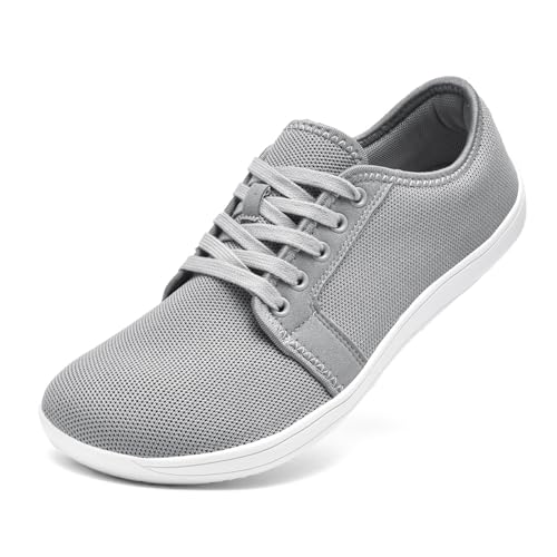 Gugifcto Scarpe Barefoot Minimaliste Uomo Donna Leggere Scarpe a Piedi Nudi con Zero Drop Soles Grey...