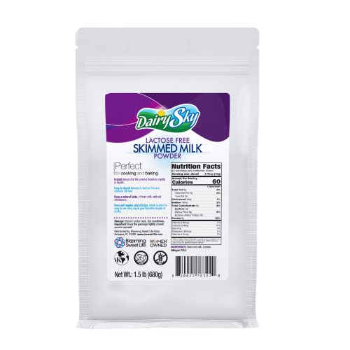 DairySky Lactose Free Milk Powder 24 oz Free Non GMO Fat Free for
