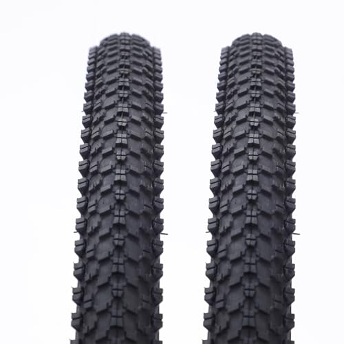 WEEROCK Paquete de 2 neumáticos de bicicleta MTB de 26 x 1.95 pulgadas, neumáticos de repuesto plegables para bicicletas de montaña de 26 pulgadas, bicicleta de montaña, bicicleta de estudiantes,