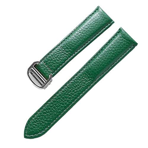 Bracelet montre cuir noir marron pour style Tank Solo réunions professionnelles et soirées