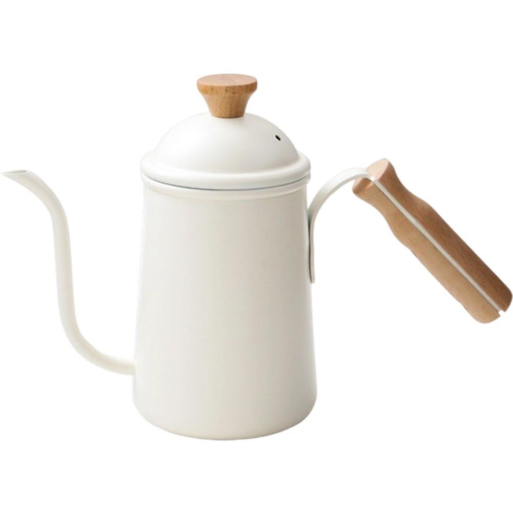 Cafetière à filtre en acier inoxydable 650ml avec bec long étroit