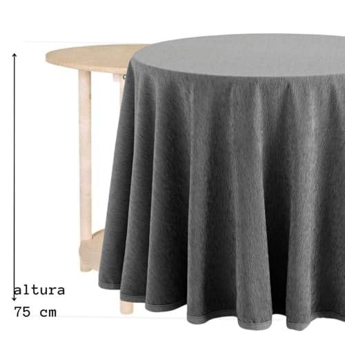 Falda Camilla de Chenilla para Evitar el Frío en Mesas de 90 cm 4