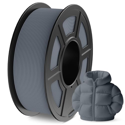 Image of JAYO Matte PLA 3D Printer Filament 1.75mm Grey, Matte Surface Conceals Layer Lines Filament, 1.1kg (2.42 lbs) Spool, Accuracy + /- 0.02 mm, Fit Most FDM Printers