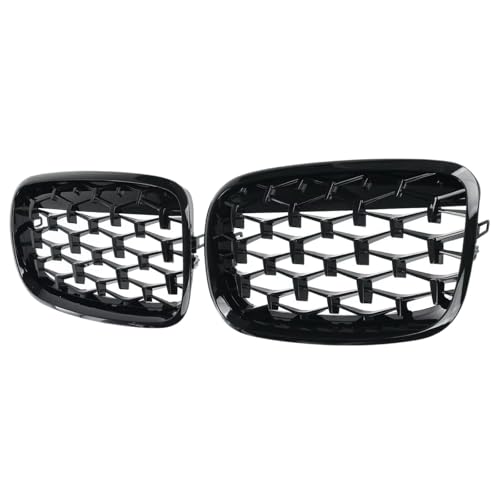 Parrillas delanteras tipo riñón para E70 E71 E72 de 2007 a 2013 en negro y cromo