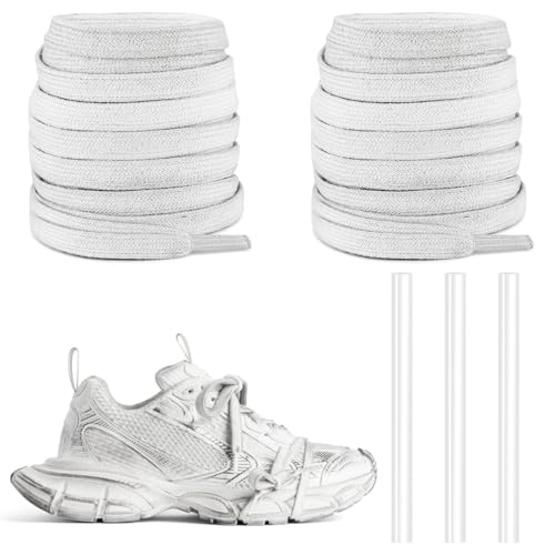 NDTEZUGT Dirty Shoelaces for Balenciaga 3XL Sneakers, 5/16