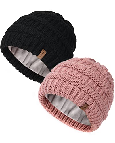 Image of FURTALK Baby Winter Hat Toddler Boys Girls Beanie Warm Beanie Hats Thick Kids Snow Hat