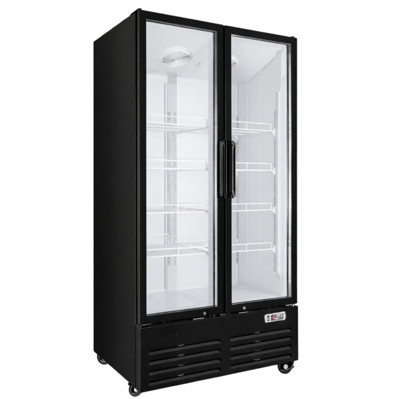 Armoire à Boissons Réfrigérée 2 Portes 750 Litres Intérieur Blanc