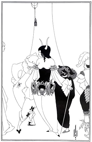 Impression toile Aubrey Beardsley affiche haut de gamme décoration murale