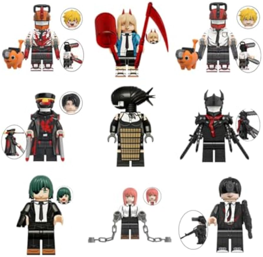 Amazon.co.jp: チェンソーマン 積み木 デンジ マキマ デンジ ブロック