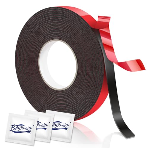 Image of Double Sided Tape Heavy Duty, 0.59in x 32.81ft,Strong Double-Sided Foam Tape for Mounting, Temperature Resistant for Home, Office, Car, and Outdoors（1-Pack ）