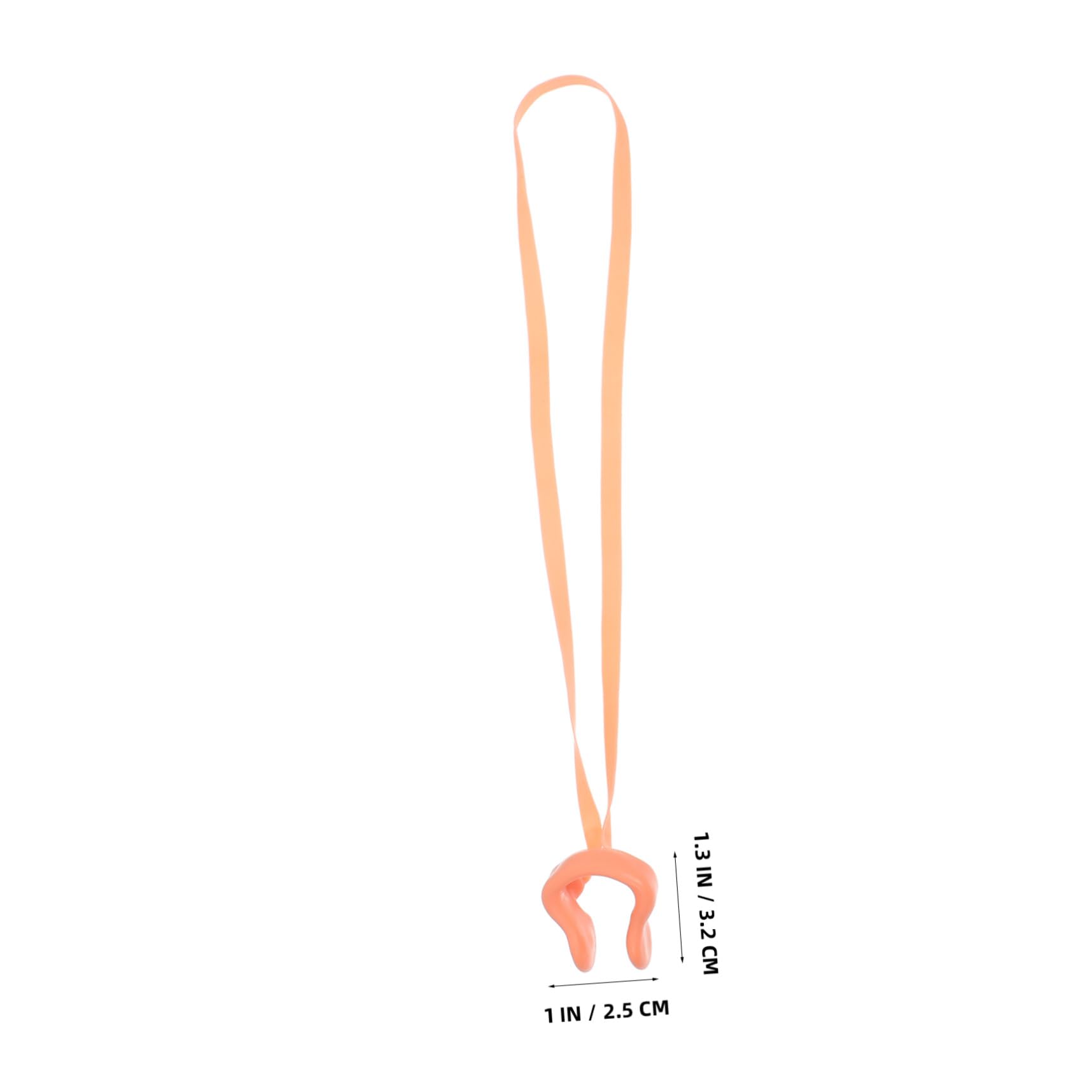 BESPORTBLE Fermanaso con Cordino Surfcasting Attrezzatura Anti-Perdita Nasale Clip Tappi Nasali per Nuotatori Stringinaso Impermeabile Morsetti per Naso Fornitura di Nuoto