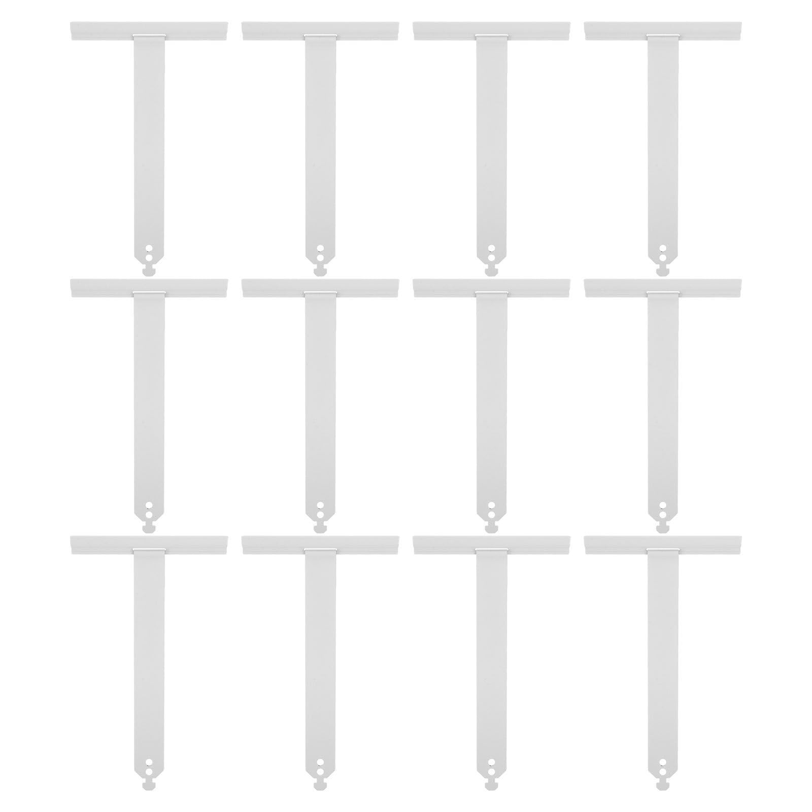 Accesorios para persianas y estores de hogar, kit de repuesto blanco con 12 piezas