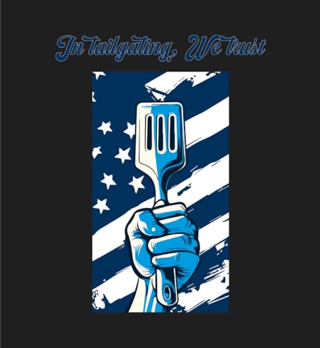 in Tailgating We Trust American Flag and Spatula Youth Black Jogger Pants-Large2