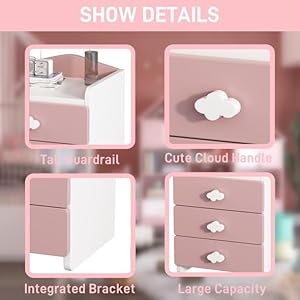 Pinknightstandchicnightstandstorageforkidsgirlsbedsidetablepinkmodernnightstandwithtwodrawers Urban Country Home Decor Pink nightstand chic nightstand storage for kids girls bedside table pink modern nightstand with two drawers urban country home decor