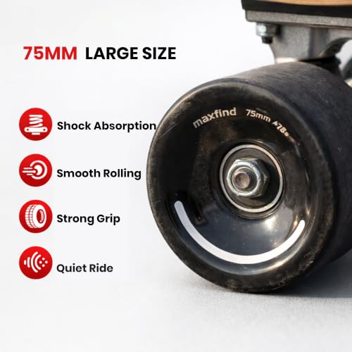 Maxfind Soft Longboard Wheels