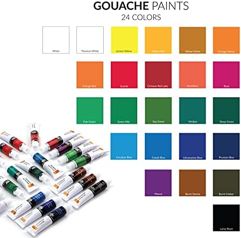 Royal & Langnickel 12ml Gouache Painting Colour (Pack of 24)