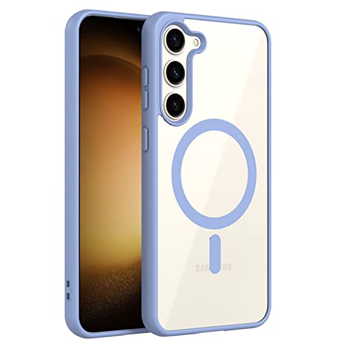 amazon basics Thermoplastic Polyurethane Back Case Cover for Samsung Galaxy S23 Plus 5G | Compatible for Samsung Galaxy S23 Plus 5G Back Case Cover | Scratch-Resistant Back Case Cover | Sierra Blue