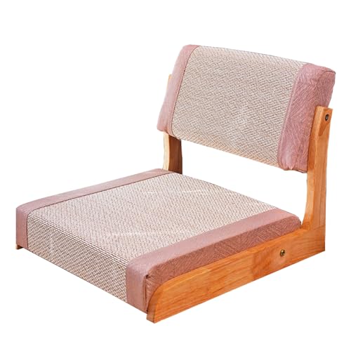 Onxyrbyte Silla De Suelo De Tatami,Silla Japonesa Sin Patas,Ventana De BahíA Sofá Perezoso,Silla De Suelo De Madera Sin Patas De Estilo JaponéS,Silla De Tatami Japonesa con Respaldo