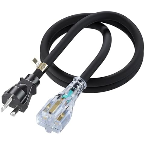 Plugrand 6-Feet 20 Amp Extension Cord Cover