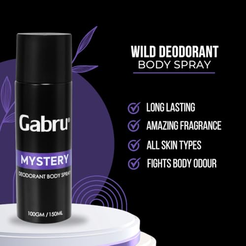 Image of Mystery Deodorant Body Spray for Men Long Lasting Fragrance 150ml