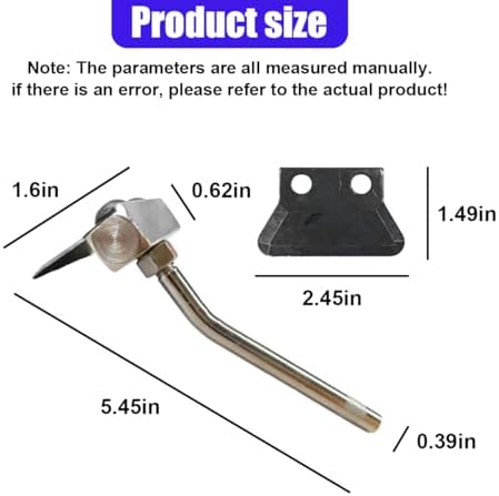 Gasket Separator Tool with Replacement Blade, Heavy-Duty Car Engine Oil Pan Removal Tool Kit, Universal Auto Transmissions RTV Sealant Scraper for Most Cars, SUVs, Trucks (Silver) — 사진 2