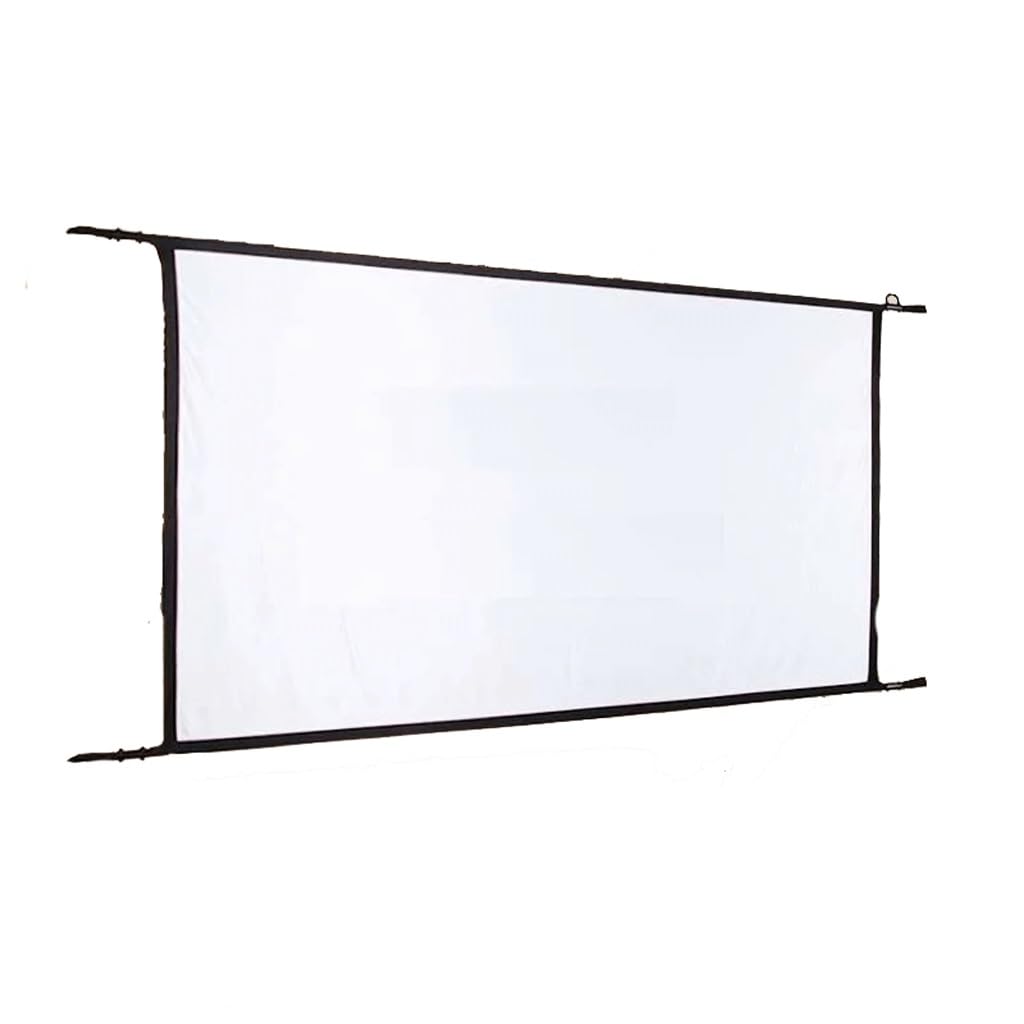 Écran de projection pliant et léger en polyester de 120 pouces avec œillets - 8