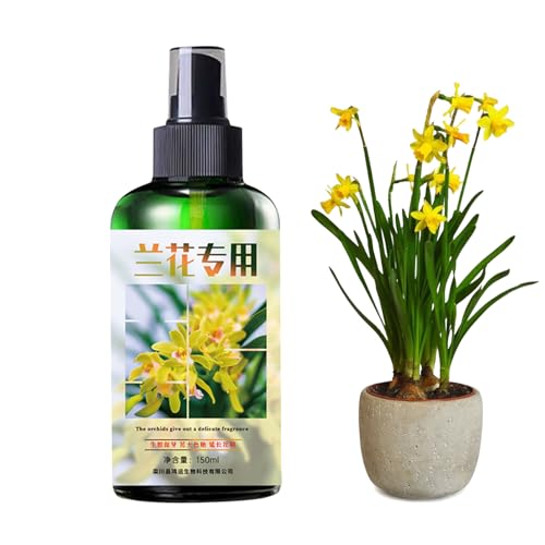 Fertilizante líquido para orquídeas - Mezcla de nutrientes concentrada de 150 ml para fortalecer las raíces y la producción de flores, solución para jardines de interior | Alimento para orquídeas en f