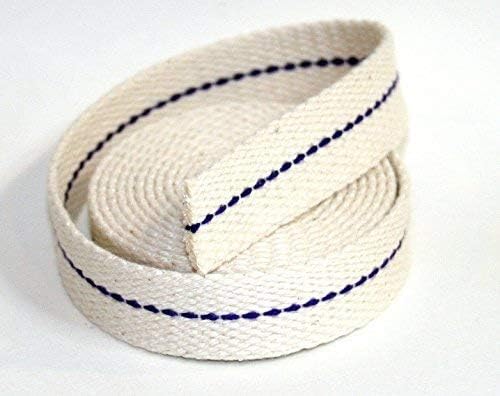 Huddersfield Gas 2 Meters 78" of Hattersley Aladdin 1" (25mm) Flat Wick for Paraffin heaters