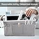 Mapille 2 Stück Betttasche Bett Organizer,Hochbett Bettasche Hängetasche Organizer,Hochbett Aufbewahrungstasche,Betttasche zum einhängen,Hängetasche Hochbett,für Kopfteile,Etagenbetten,Schlafsäle