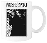 suzetee masquerade clan nosferatu retro tazza bianca in ceramica