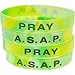 Always Say a Prayer Silicone Bracelets (Pkg of 12)