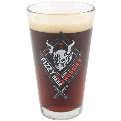 Arrogant Bastard Ale Fizzy Yellow Beer Is For Wussies Pint Glass