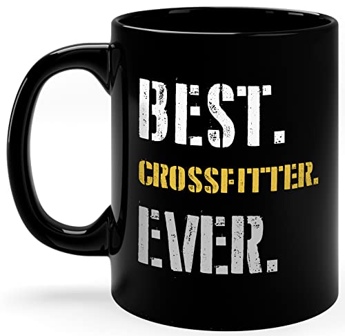 Best Crossfitter Ever Black Mug