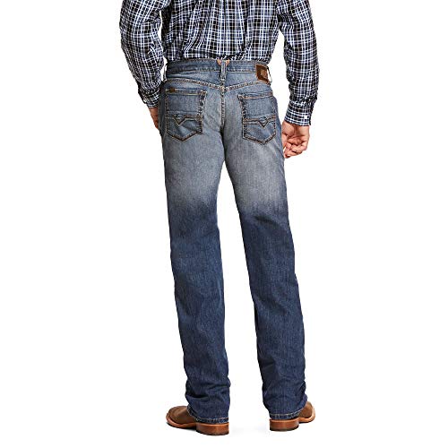 ARIAT Men's M5 Slim TekStretch Bookie Stackable Jean, Bluepoint2