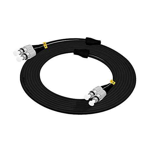 Fibra óptica FC a FC exterior contra roedores OM1 cable dúplex acorazado de 30 metros