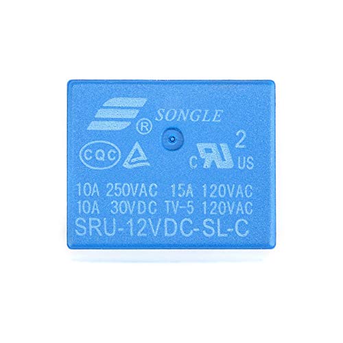 Amazon.com: 5PCS/Lot Relays SRU-12VDC-SL-C 22F 12V 5PIN PCB Type 12V DC ...