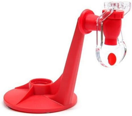 1x 670540 Hengsong Cool Red Plastic Hand Pressure Type Coke Dispenser Fizz Saver Dispenser Home Party Drinking Soda Dispense Gadget