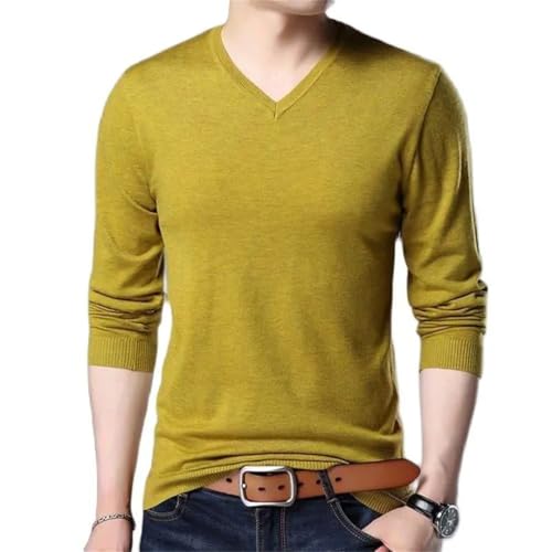Mens Pullover O-Neck Slim Fit Knitting Hombres Long Sleeve Sweaters V-Neck Sweaters Big Size2